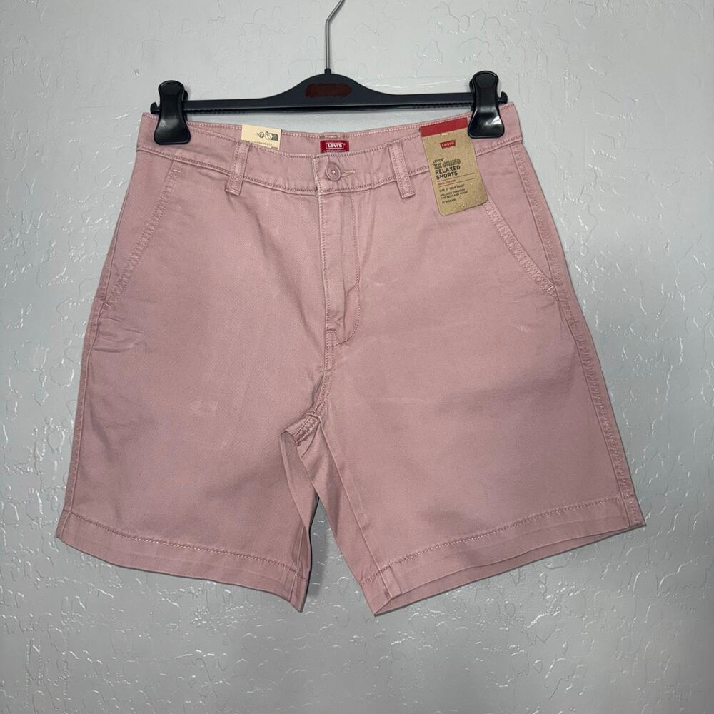 Levis Mens XX Chino Relaxed Shorts, Pink, 30